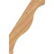 Ekena Millwork 5 1/2"W x 24"D x 36"H Funston Smooth Knee Brace, Western Red Cedar BRC06X24X36FST00SWR - alternate 4